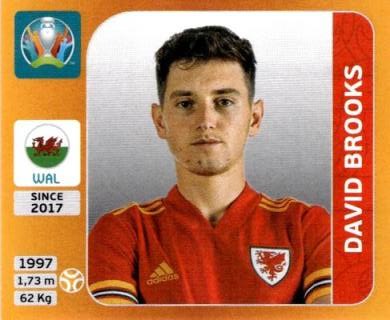 David Brooks – UEFA Euro 2020 Tournament Edition - 678 stickers version, Nr. 110