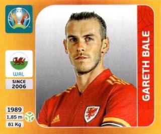 Gareth Bale – UEFA Euro 2020 Tournament Edition - 678 stickers version, Nr. 116