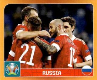 Group B. Russia – UEFA Euro 2020 Tournament Edition - 678 stickers version, n.º 122