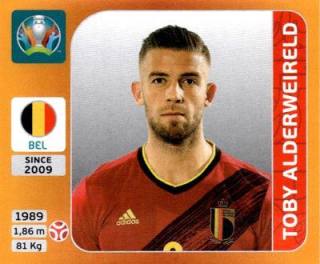 Toby Alderweireld – UEFA Euro 2020 Tournament Edition - 678 stickers version, Nr. 126