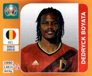 Dedryck Boyata – UEFA Euro 2020 Tournament Edition - 678 stickers version, Nr. 127