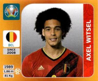 Axel Witsel – UEFA Euro 2020 Tournament Edition - 678 stickers version, Nr. 136
