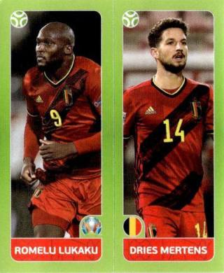 Romelu Lukaku / Dries Mertens – UEFA Euro 2020 Tournament Edition - 678 stickers version, n.º 149