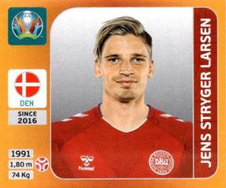 Jens Stryger Larsen – UEFA Euro 2020 Tournament Edition - 678 stickers version, Nr. 163