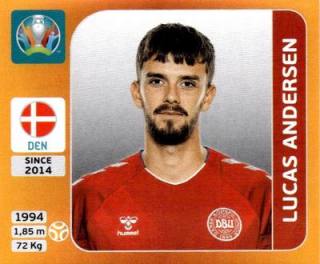 Lucas Andersen – UEFA Euro 2020 Tournament Edition - 678 stickers version, Nr. 165