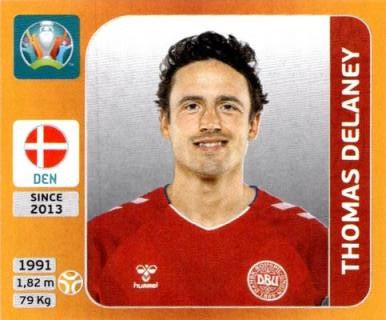 Thomas Delaney – UEFA Euro 2020 Tournament Edition - 678 stickers version, Nr. 166