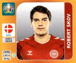 Robert Skov – UEFA Euro 2020 Tournament Edition - 678 stickers version, Nr. 175