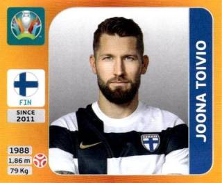 Joona Toivio – UEFA Euro 2020 Tournament Edition - 678 stickers version, Nr. 184