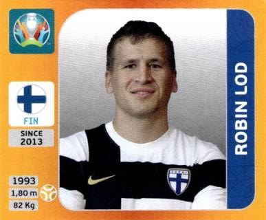 Robin Lod – UEFA Euro 2020 Tournament Edition - 678 stickers version, Nr. 189