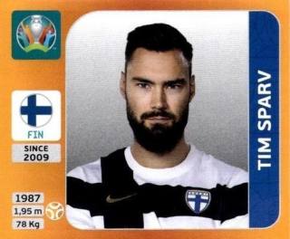 Tim Sparv – UEFA Euro 2020 Tournament Edition - 678 stickers version, Nr. 193