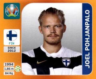 Joel Pohjanpalo – UEFA Euro 2020 Tournament Edition - 678 stickers version, Nr. 196