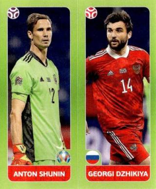 Anton Shunin / Georgi Dzhikiya – UEFA Euro 2020 Tournament Edition - 678 stickers version, Nr. 204
