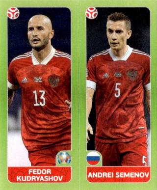 Fedor Kudryashov / Andrei Semenov – UEFA Euro 2020 Tournament Edition - 678 stickers version, Nr. 205