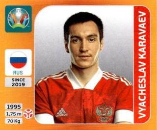 Wjatscheslaw Sergejewitsch Karawajew – UEFA Euro 2020 Tournament Edition - 678 stickers version, Nr. 214