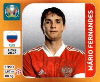Mário Fernandes – UEFA Euro 2020 Tournament Edition - 678 stickers version, Nr. 216