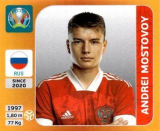 Andrei Andrejewitsch Mostowoi – UEFA Euro 2020 Tournament Edition - 678 stickers version, Nr. 226