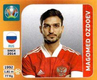 Magomed Ozdoyev – UEFA Euro 2020 Tournament Edition - 678 stickers version, Nr. 227