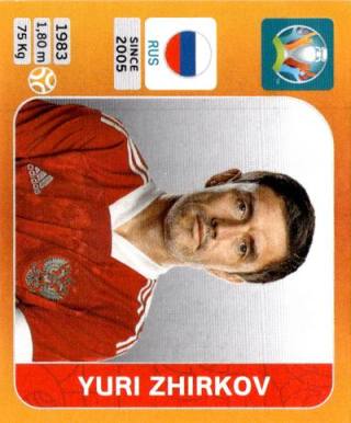 Juri Walentinowitsch Schirkow – UEFA Euro 2020 Tournament Edition - 678 stickers version, n. 228