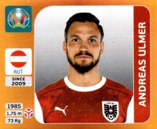 Andreas Ulmer – UEFA Euro 2020 Tournament Edition - 678 stickers version, Nr. 244