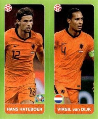 Hans Hateboer / Virgil van Dijk – UEFA Euro 2020 Tournament Edition - 678 stickers version, Nr. 264