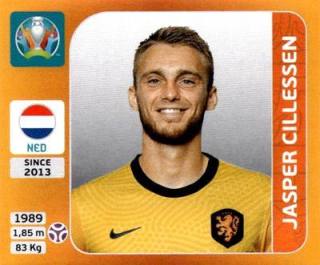Jasper Cillessen – UEFA Euro 2020 Tournament Edition - 678 stickers version, Nr. 269