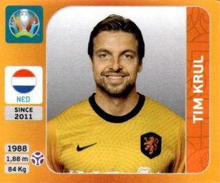 Tim Krul – UEFA Euro 2020 Tournament Edition - 678 stickers version, Nr. 270