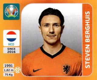 Steven Berghuis – UEFA Euro 2020 Tournament Edition - 678 stickers version, Nr. 279