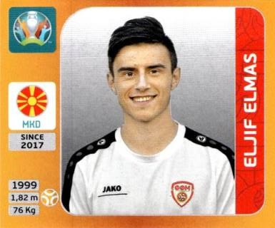 Eljif Elmas – UEFA Euro 2020 Tournament Edition - 678 stickers version, Nr. 301