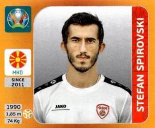 Stefan Spirovski – UEFA Euro 2020 Tournament Edition - 678 stickers version, Nr. 304