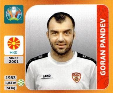 Goran Pandev – UEFA Euro 2020 Tournament Edition - 678 stickers version, Nr. 306