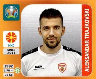 Aleksandar Trajkovski – UEFA Euro 2020 Tournament Edition - 678 stickers version, Nr. 308