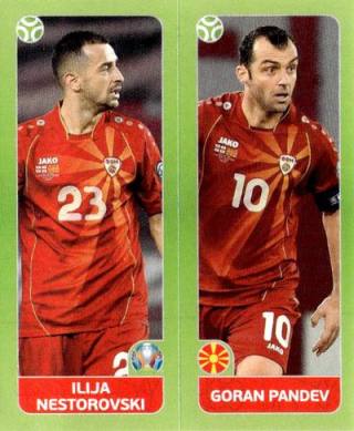 Ilija Nestorovski / Goran Pandev – UEFA Euro 2020 Tournament Edition - 678 stickers version, Nr. 315