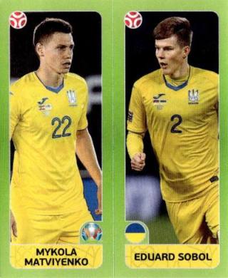 Mykola Matviyenko / Eduard Sobol – UEFA Euro 2020 Tournament Edition - 678 stickers version, Nr. 317