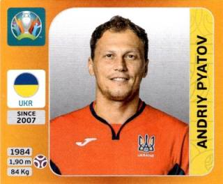 Andrij Pjatow – UEFA Euro 2020 Tournament Edition - 678 stickers version, Nr. 323
