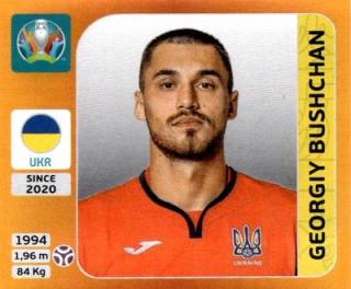 Georgiy Bushchan – UEFA Euro 2020 Tournament Edition - 678 stickers version, Nr. 324