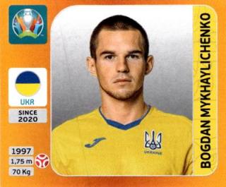 Bohdan Mychajlitschenko – UEFA Euro 2020 Tournament Edition - 678 stickers version, Nr. 328