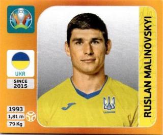 Ruslan Malinowskyj – UEFA Euro 2020 Tournament Edition - 678 stickers version, Nr. 333