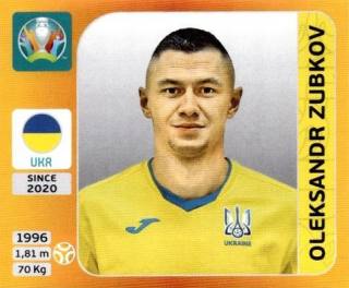 Oleksandr Subkow – UEFA Euro 2020 Tournament Edition - 678 stickers version, Nr. 340