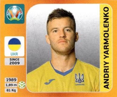 Andrij Jarmolenko – UEFA Euro 2020 Tournament Edition - 678 stickers version, Nr. 342