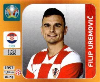 Filip Uremović – UEFA Euro 2020 Tournament Edition - 678 stickers version, Nr. 354