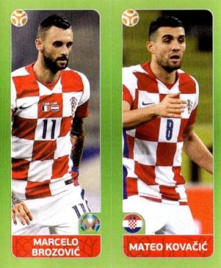 Marcelo Brozović / Mateo Kovačić – UEFA Euro 2020 Tournament Edition - 678 stickers version, Nr. 370
