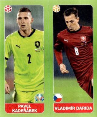 Pavel Kadeřábek / Vladimír Darida – UEFA Euro 2020 Tournament Edition - 678 stickers version, Nr. 376