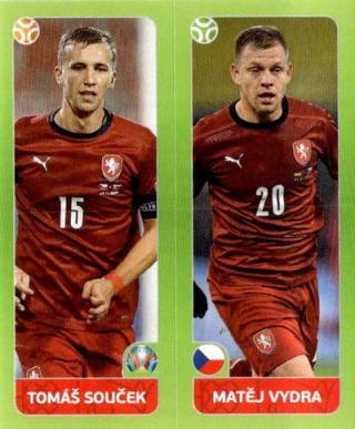 Tomáš Souček / Matěj Vydra – UEFA Euro 2020 Tournament Edition - 678 stickers version, Nr. 379