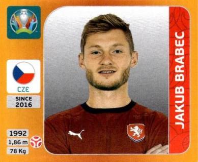 Jakub Brabec – UEFA Euro 2020 Tournament Edition - 678 stickers version, Nr. 384