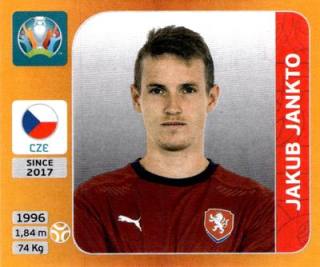 Jakub Jankto – UEFA Euro 2020 Tournament Edition - 678 stickers version, Nr. 392