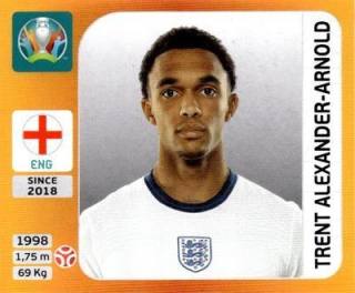 Trent Alexander-Arnold – UEFA Euro 2020 Tournament Edition - 678 stickers version, no. 404