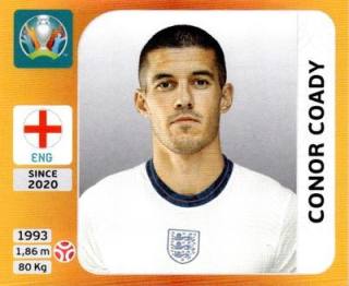 Conor Coady – UEFA Euro 2020 Tournament Edition - 678 stickers version, Nr. 406