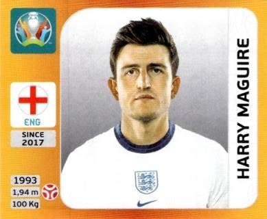 Harry Maguire – UEFA Euro 2020 Tournament Edition - 678 stickers version, Nr. 407