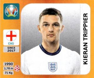 Kieran Trippier – UEFA Euro 2020 Tournament Edition - 678 stickers version, Nr. 409