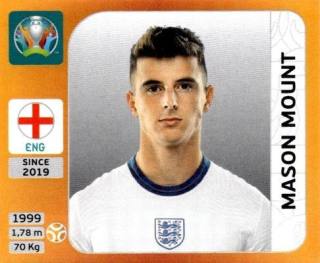 Mason Mount – UEFA Euro 2020 Tournament Edition - 678 stickers version, Nr. 415